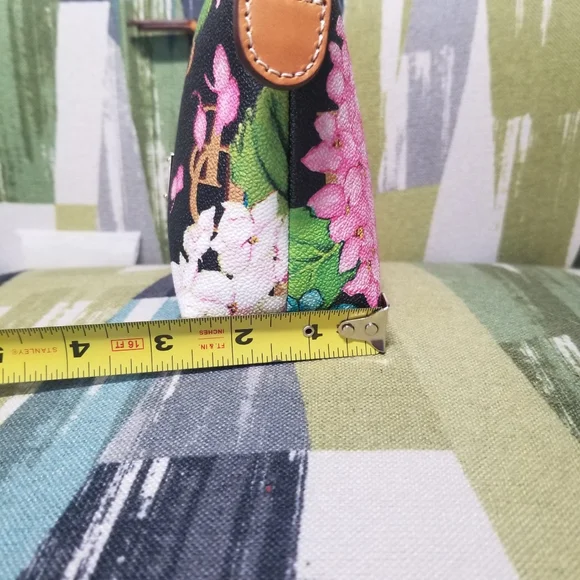 Dooney & Bourke Hydrangea Monogram Cosmetic Pouch Multipurpose Clutch LAST ONE